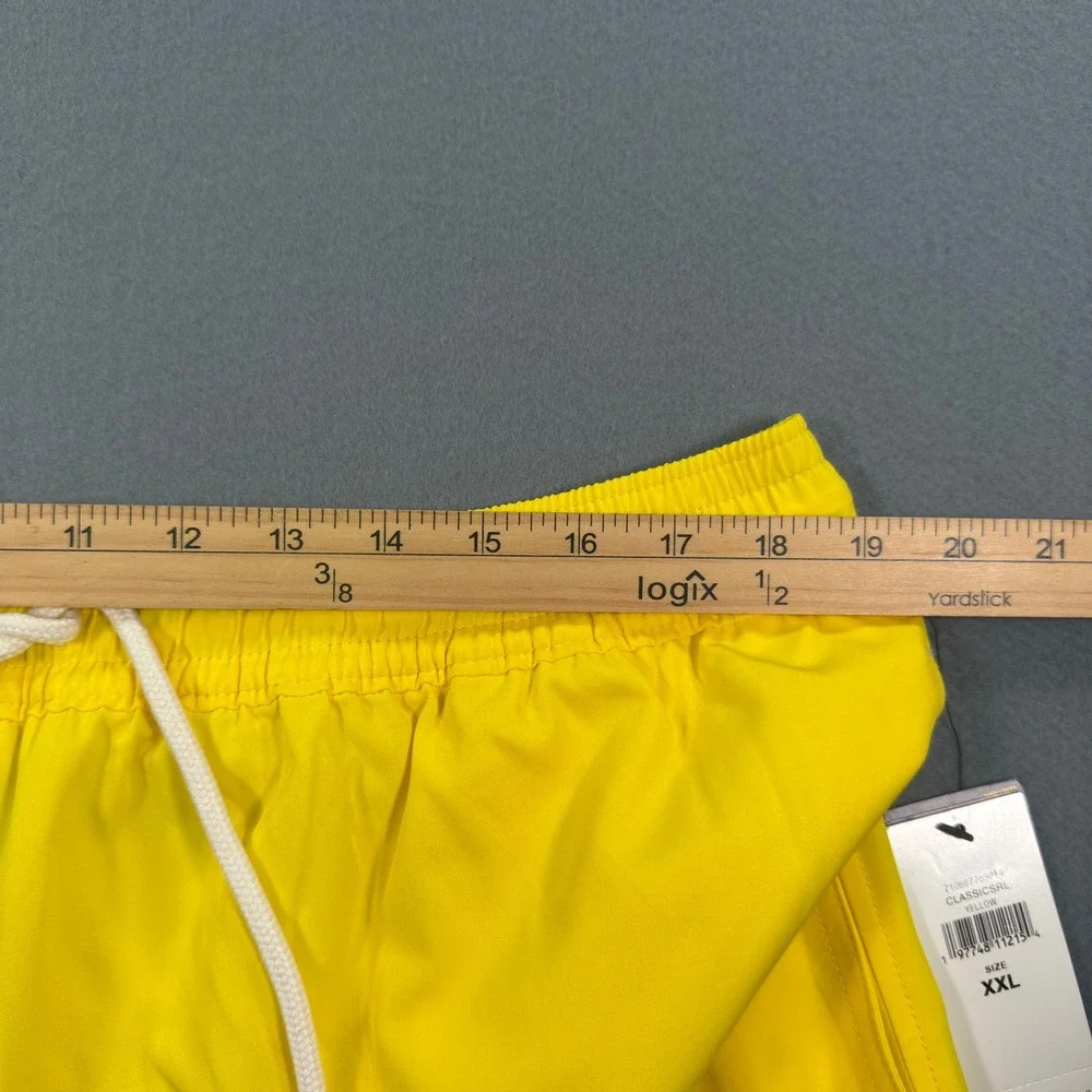 Polo Ralph Lauren Mens XXL Yellow Traveler Swim Trunks NWT